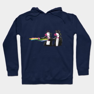 Pulp Fiction Unicorns With Rainbows Hoodie